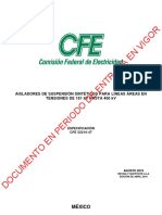 CFE 52210_47_Aisladores de Suspensión Sintéticos Para Líneas Áereas 161 - 400 KV