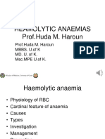 HEAMOLYTIC ANAEMIAS new1