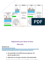 Horario de Trabajo