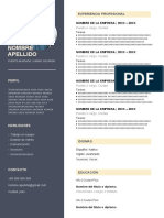 215 Curriculum Vitae Plantilla Cv Word Gratis