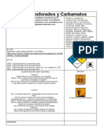 Organofosforados y Carbamatos: plaguicidas ampliamente usados