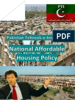 PTI Policy On Housing F by Imran Khan Dated 04 July 2018