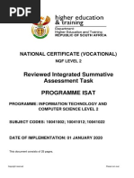 NCV-Reviewed Information Technology and Computer Science-Level 2-502100401-ISAT-2020