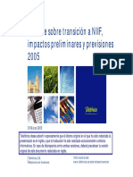 Telefonica 2005 Bajo NIIF