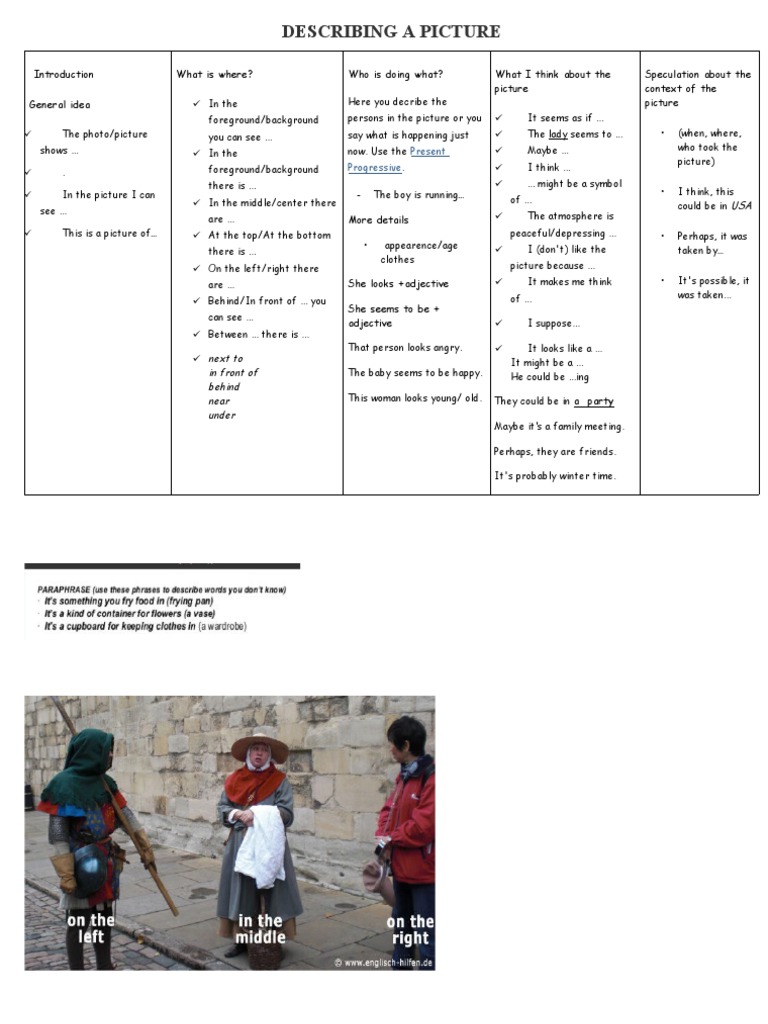 Part 2 Photo Description | PDF