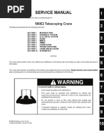 Service Manual: 500E2 Telescoping Crane