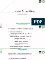 III. Fraksinasi Purifikasi