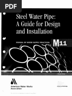 AWWA Manual M11: Steel Pipe Design Guide | PDF