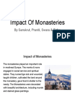 Impact of Monasteries: by Sanskrut, Praniti, Swara & Tirtha