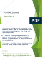 Inversions - Mosaicism: Autosomal Disorders