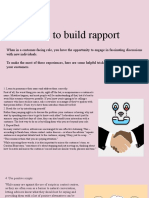 How To Build Rapport