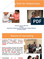 12 Counseling Skills in Pediatrics REVISED August 10, 2018