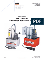 8 & 17 Series Two-Stage Hydraulic Pump: Electric-Powered