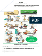 Review of Simple Present Tense (Afirmative Form)