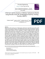 A Review and Evaluation of Ballast Settlement Models Using Results From The Southampton Railway Testing Facility (SRTF)