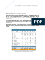 Definición de Sostenibilidad Económica en La Región de Apurímac e Identificar Los Productos Exportables