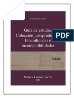 Colección Jurisprudencial Inhabilidades e Incompatibilidades