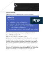 Definición tipografía: tipos, fuentes y tipografías en