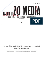 Un Espíritu Invisible 'Tira Party' en La Ciudad - Nación Ruidosón' - Erizo