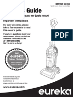 Eureka NEU100 Series Vacuum Manual