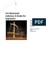 The Minnesota Judiciary: A Guide For Legislators: About This Publication
