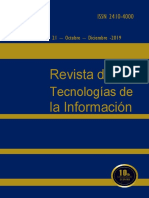 Revista de Tecnologías de La Información V6 N21