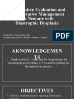 Preoperative Evaluation and Management of a Neonate with Diastrophic Dysplasia