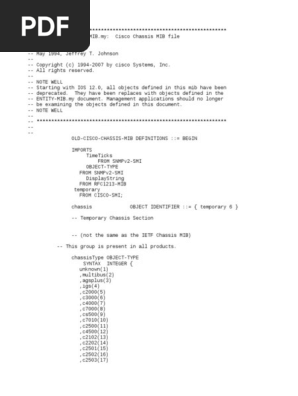 OLD-CISCO-CHASSIS-MIB