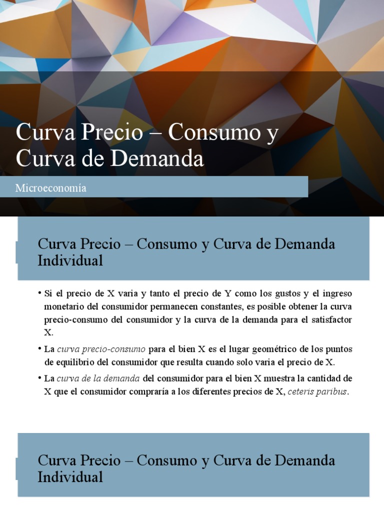 Curva Precio Consumo e Ingreso Consumo | Descargar gratis PDF | Curva ...