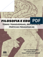Filosofia e Educação Temas Transversais, Reflexões e Práticas Pedagógicas