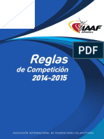 Iaaf - Reglas de Competición 2014-2014