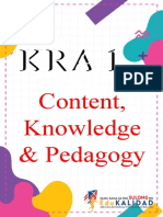 Content, Knowledge & Pedagogy