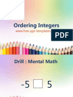 Ordering Integers