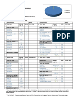 Program Planning Worksheet: Required Electives