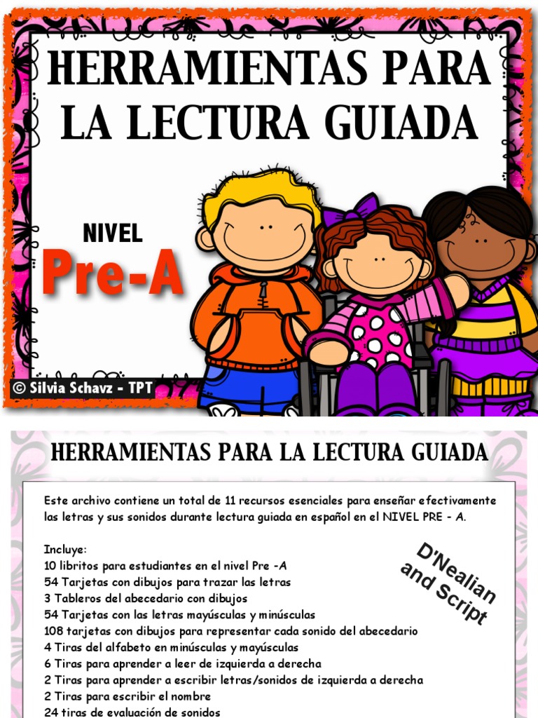 HERRAMIENTASPARALALECTURAGUIADANivel PREAenespanol | PDF