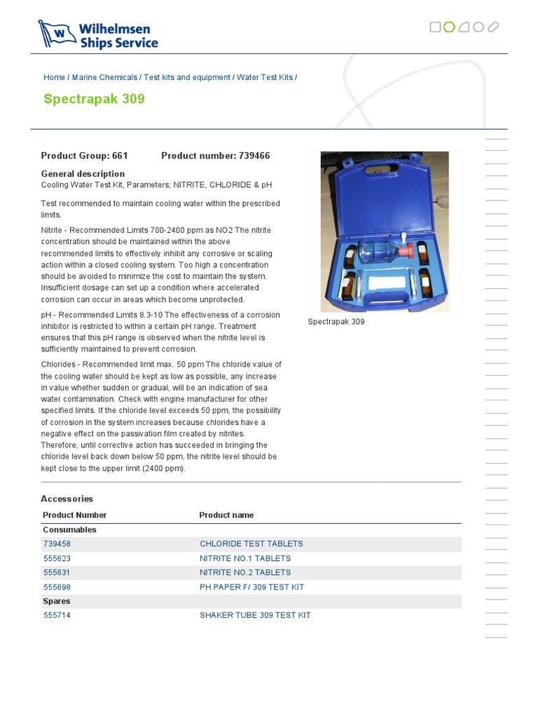 PDS Test Kits | PDF | Fuel Oil | Water