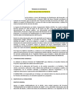 Términos de Referencia Eléctrico Proy Hosp 1er Nivel