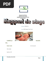 Rapport de stage en pédiatrie | PDF | Médecine de soins intensifs ...