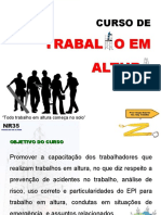 CURSO TRABALHO EM ALTURA - NR35