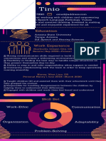 Pink and Turquoise Futuristic Technology Research Findings Report Infographic