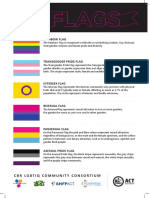 Pride Flags Guide Printable