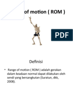 Range of Motion (ROM)