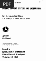 Lateral Support Systems and Underpinning Construction Methods