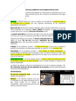 Conservación de Alimentos Por Eliminación de Agua