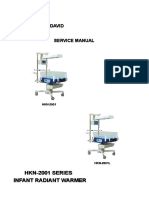 Ningbo David HKN-2001 Infant Radient Warmer - Service Manual