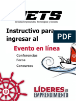 Instructivo Evento en Línea JETS - Estudiantes