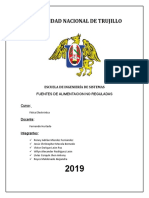 Informe de Fisica N13 (Fuente de Alimentacion No Regulada)