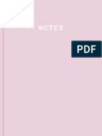 Free Notebook (Pink)