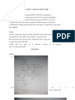 Mini Case Capital Structure