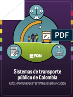 Retos en La Financiación de Sistemas de Transporte Público en Colombia